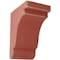 Ekena Millwork 5 1/4"W x 7 1/4"D x 9 1/2"H Bedford Wood Vintage Decor Bracket, Salvage Red BKTWD05X07X10BERD - alternate 1